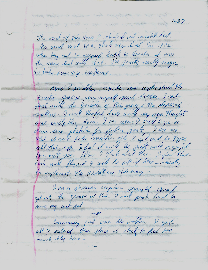 Dr John WorldPeace 2008 Prison Journal